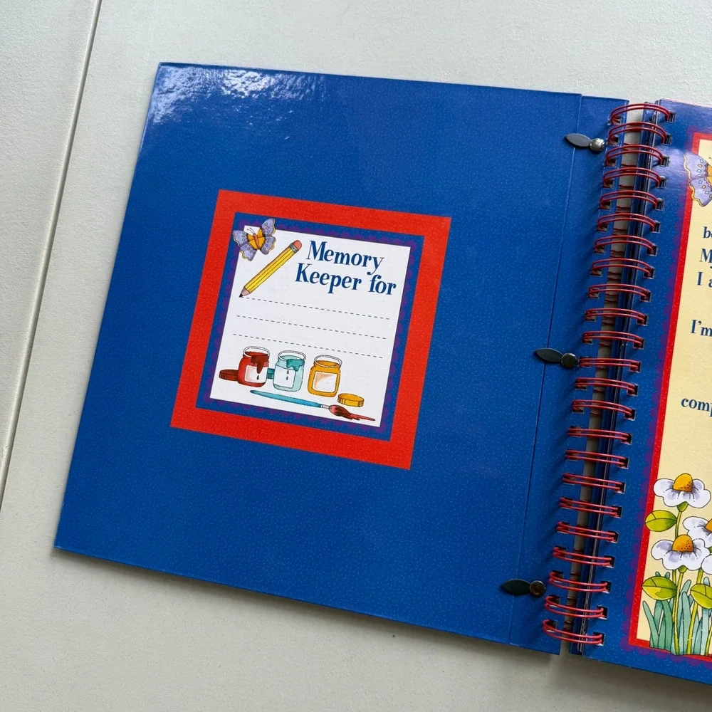 New Seasons School Years Memory Keeper K-12 Spiral Bound‎ Scrapbook 2001 Edition
